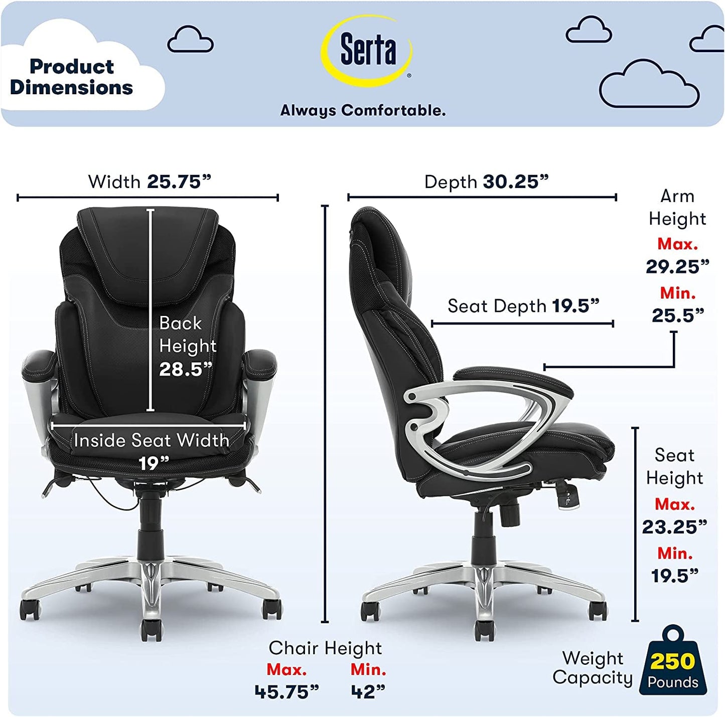 Ergonomic Executive Chair for Health and Wellness