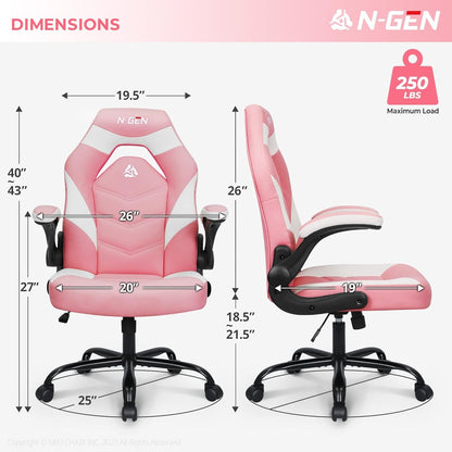 N-GEN Video Gaming Computer Chair Ergonomic Office Chair Desk Chair