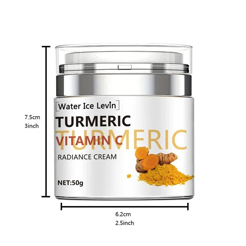 Crème visage naturelle au curcuma et à la vitamine C