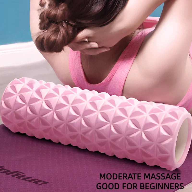 Rouleau de massage en mousse EVA diamant 3D 