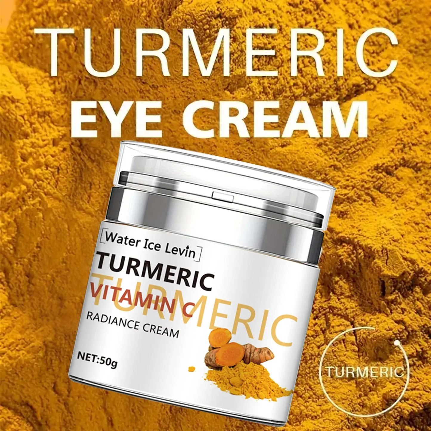 Crème visage naturelle au curcuma et à la vitamine C