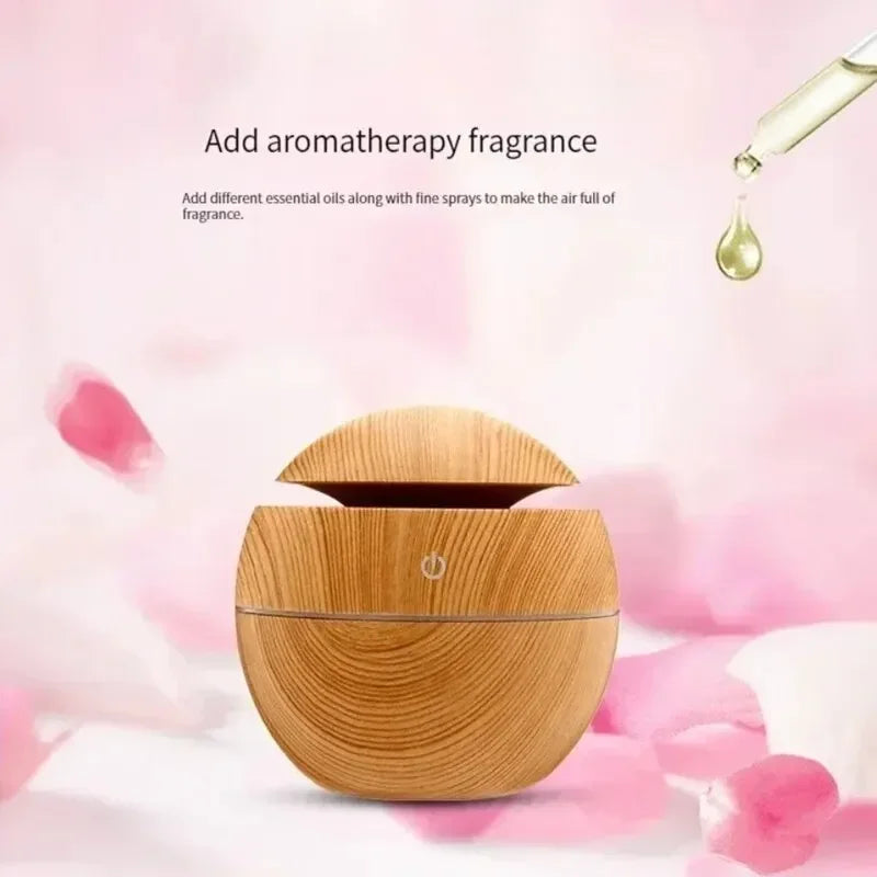 Mini humidificateur d'air à grain de bois pour la maison 