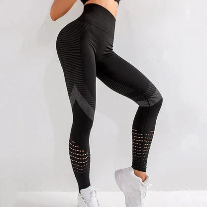 Nahtlose Leggings mit hoher Taille