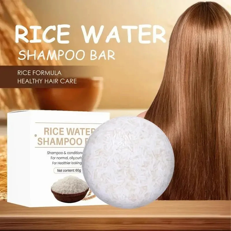 Barre de savon shampoing au riz biologique