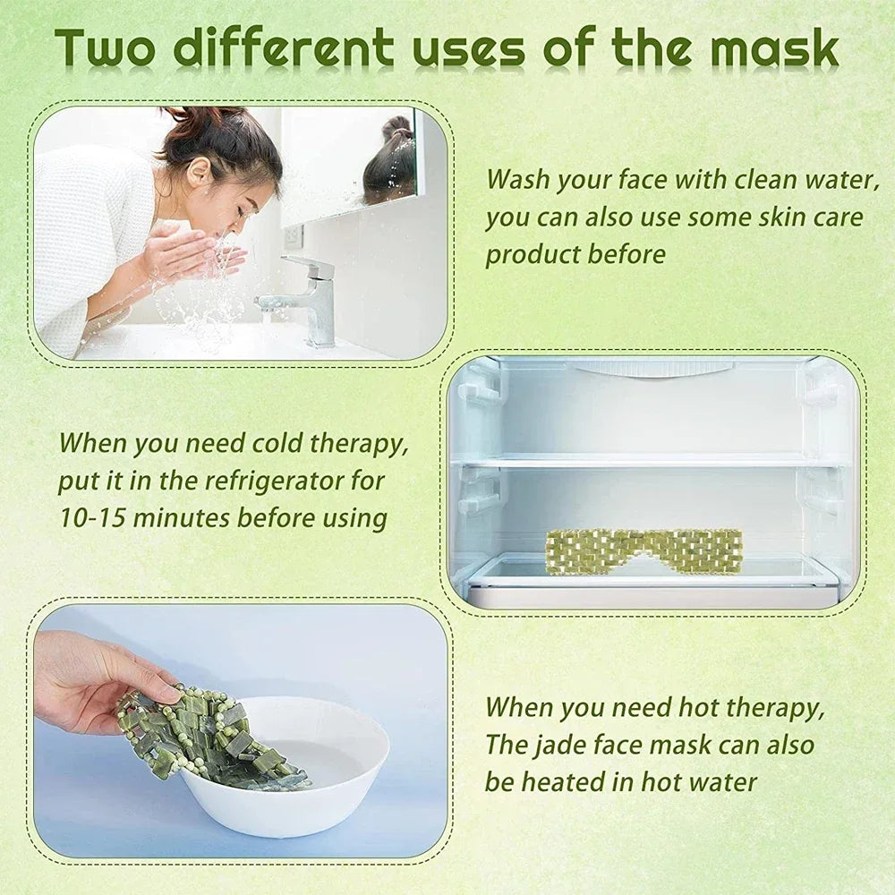 Cooling Jade Eye Mask Massager