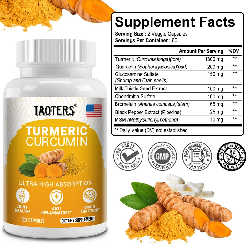 Turmeric antioxidant supplement