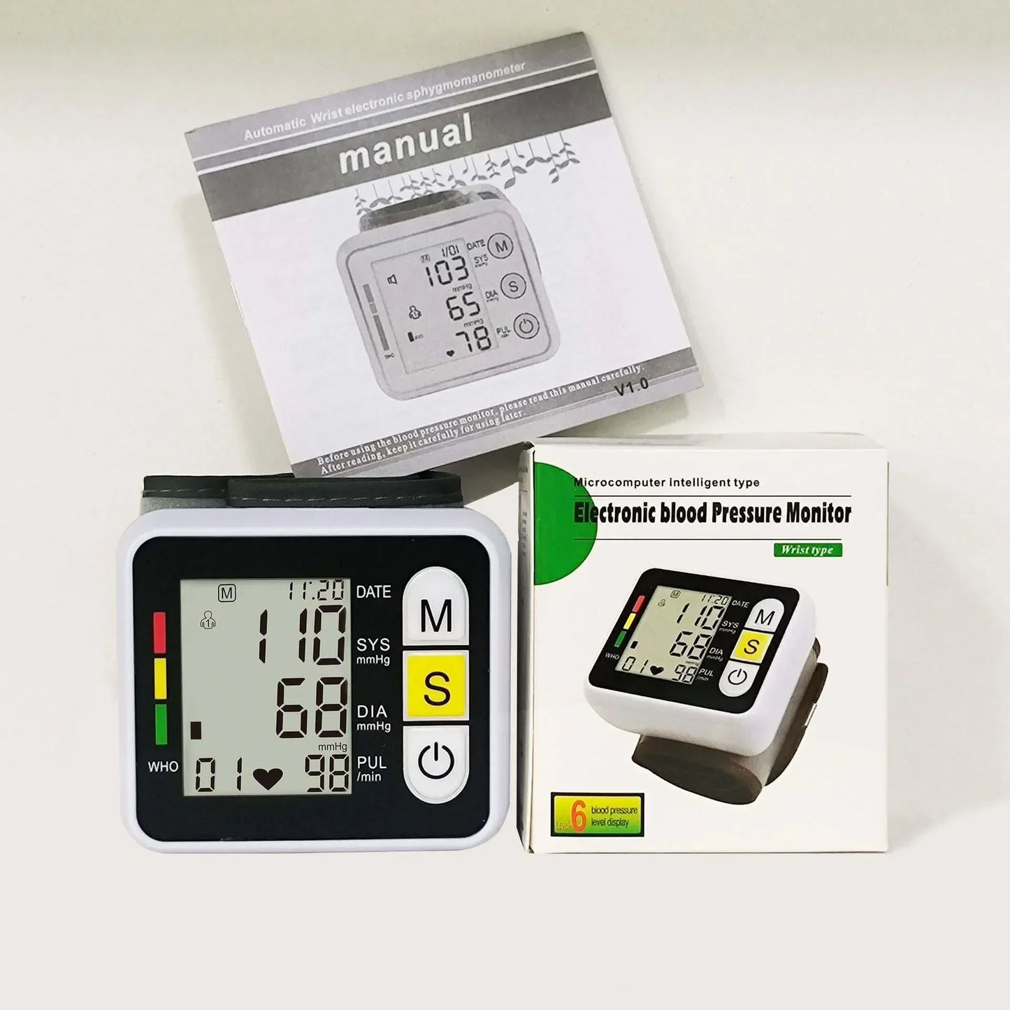 Digital Wrist Blood Pressure Monitor