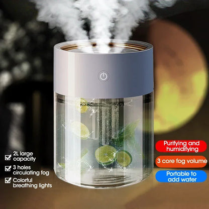 Humidificateur à brouillard avec LED 