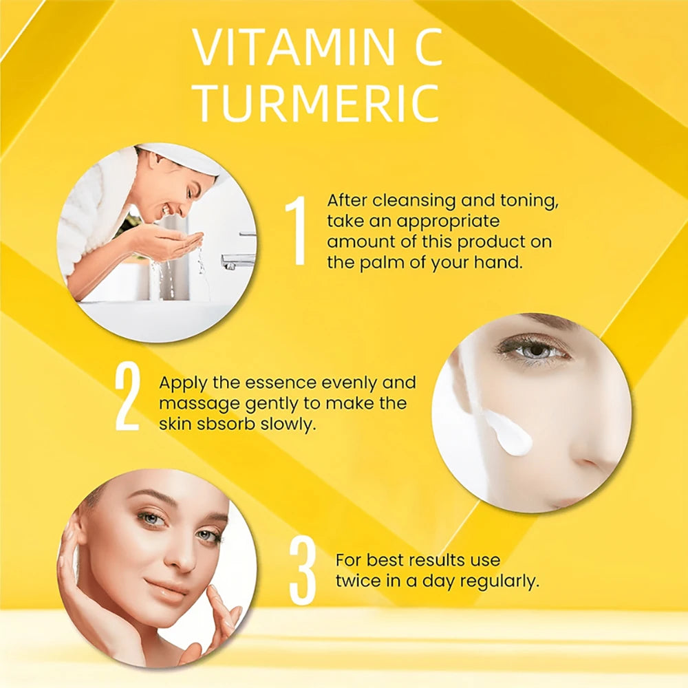 Crème visage au curcuma et à la vitamine C Rétinol Hydratant