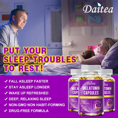 Melatonin 20 Mg Helps Promote Relaxation and Sleep