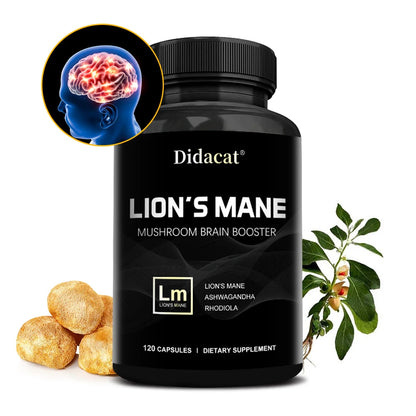 Lion's Mane Supplement Mushroom Capsules