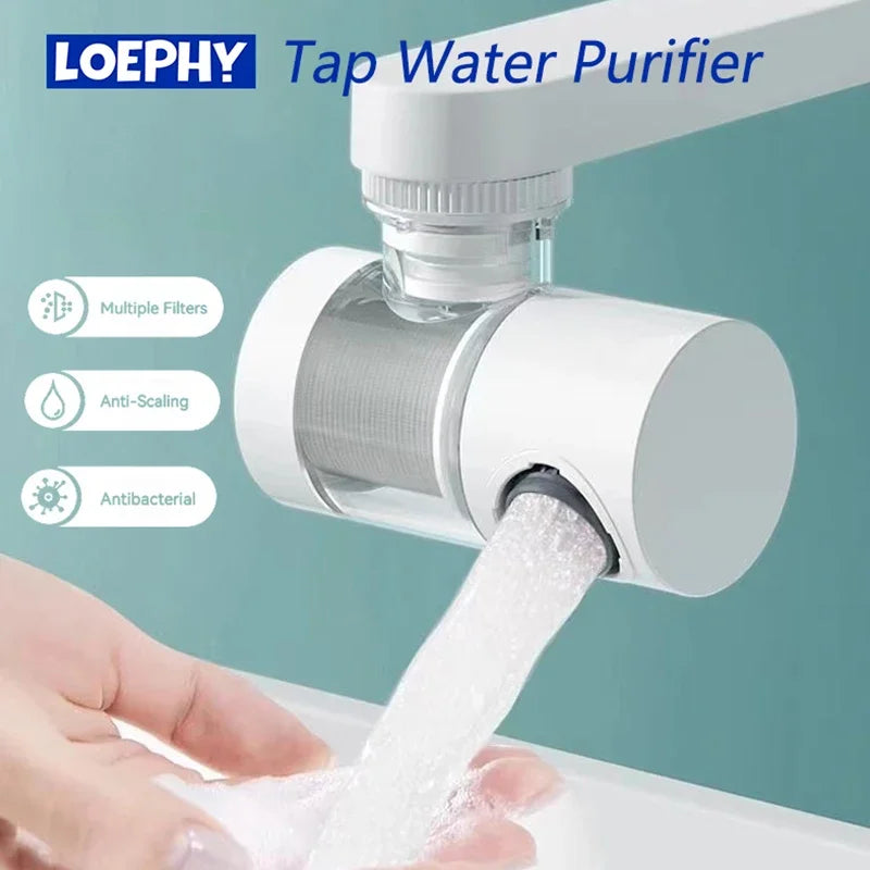 Faucet Filter Splash Proof Tap Water Purifier