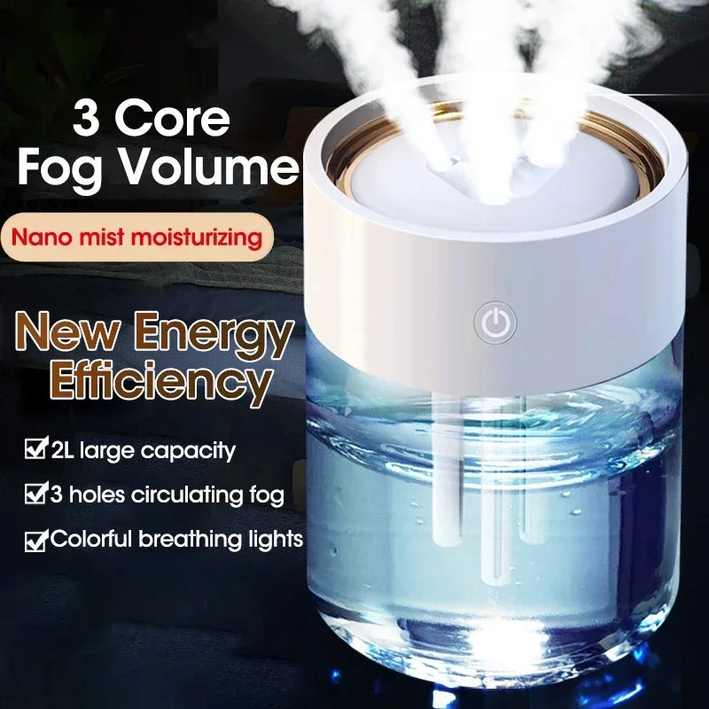 Humidificateur à brouillard avec LED 