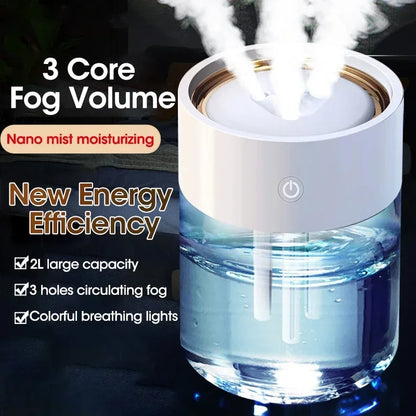 Humidificateur à brouillard avec LED 