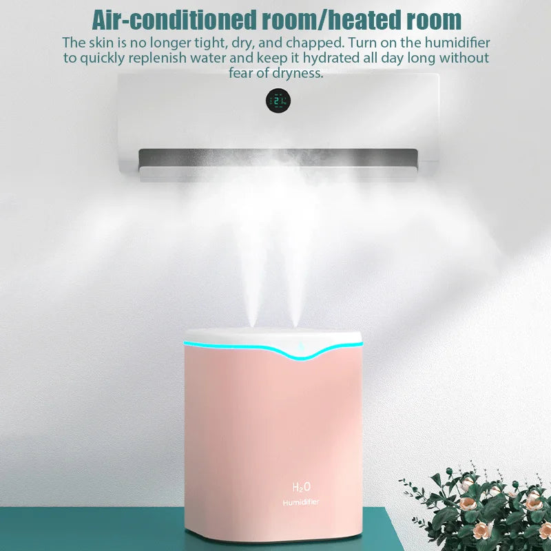 Humidificateur d'air USB à double port de pulvérisation