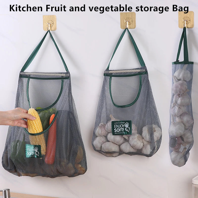 Reusable Storage Bags Kitchen Hanging