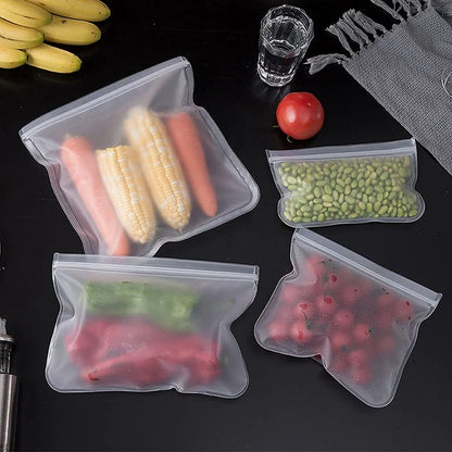 10pcs Silicone Food Storage Containers