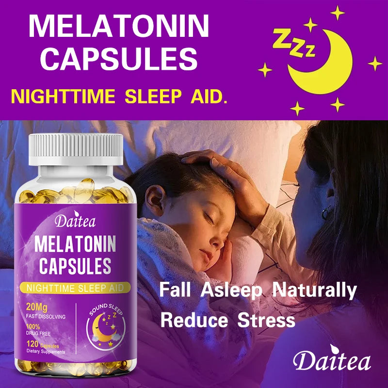 Melatonin 20 mg fördert Entspannung und Schlaf