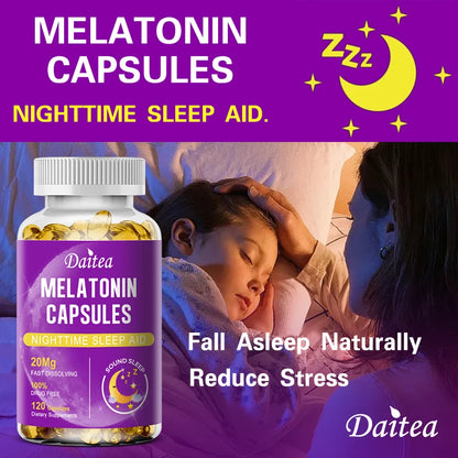 La mélatonine 20 mg favorise la relaxation et le sommeil