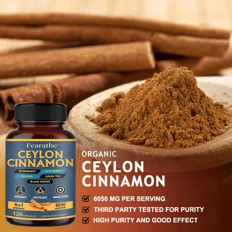 Organic Ceylon Cinnamon Capsules