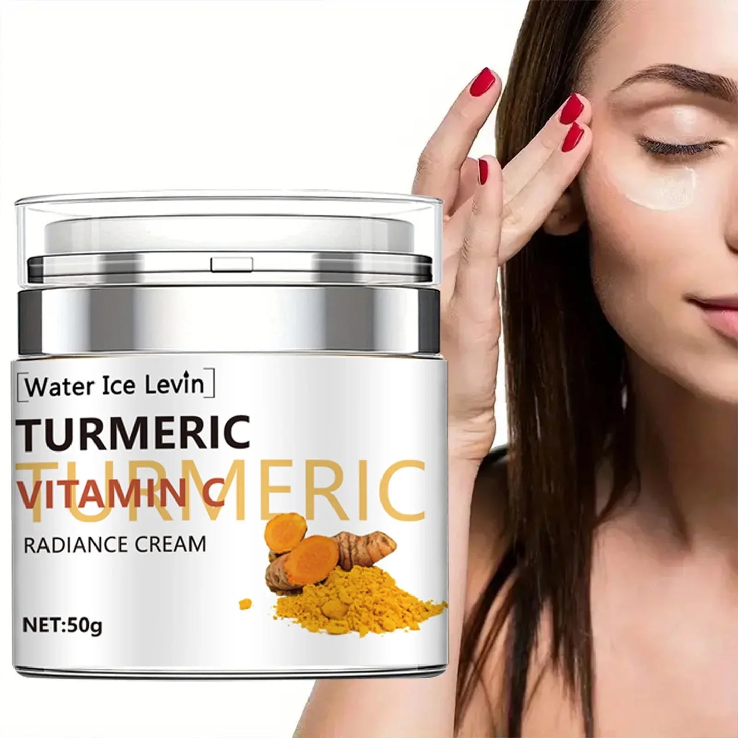 Crème visage naturelle au curcuma et à la vitamine C