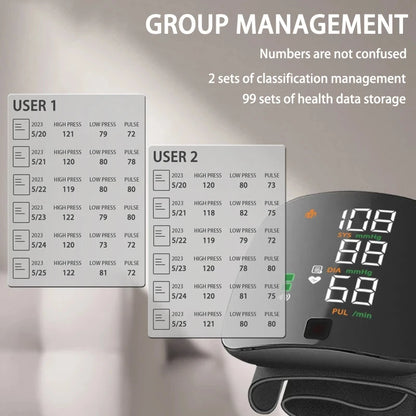 Wrist Type Blood Pressure Monitor