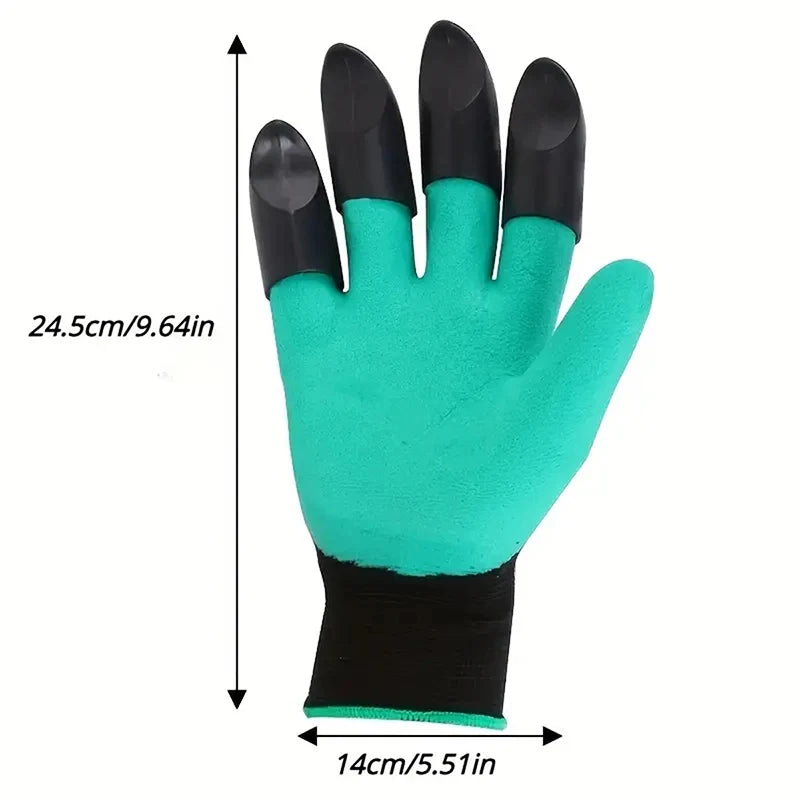 2PCSpair Garden Gloves with Claws