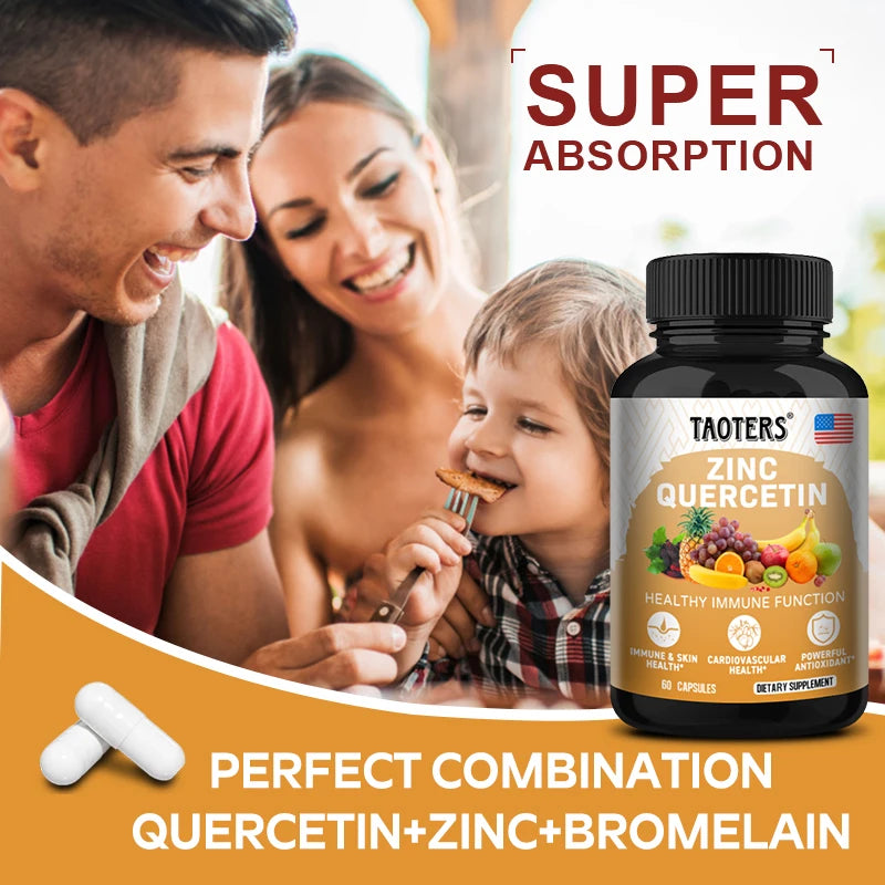 Quercetin with Zinc and Bromelain Capsules