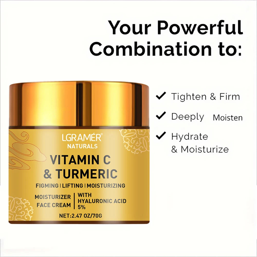 Turmeric Vitamin C Face cream Retinol Moisturizing