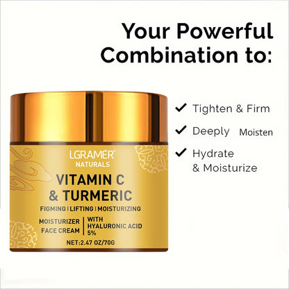 Turmeric Vitamin C Face cream Retinol Moisturizing