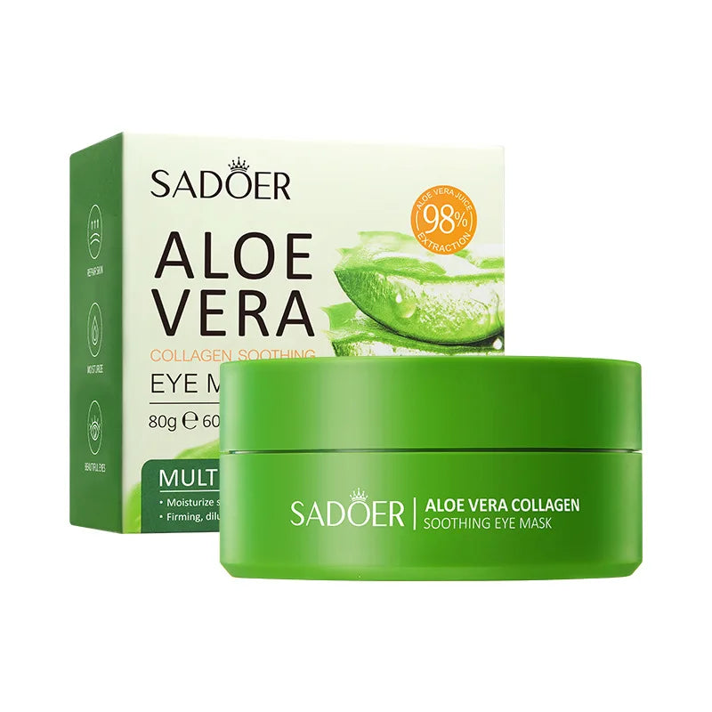 Masque pour les yeux au collagène et à l'aloe vera