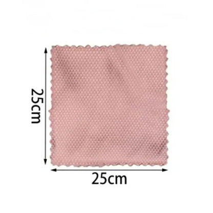 5pcs Glass Cleaning Cloth Microfiber